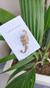 Butterfly Design Earcuff Style Earrings Gulaabo